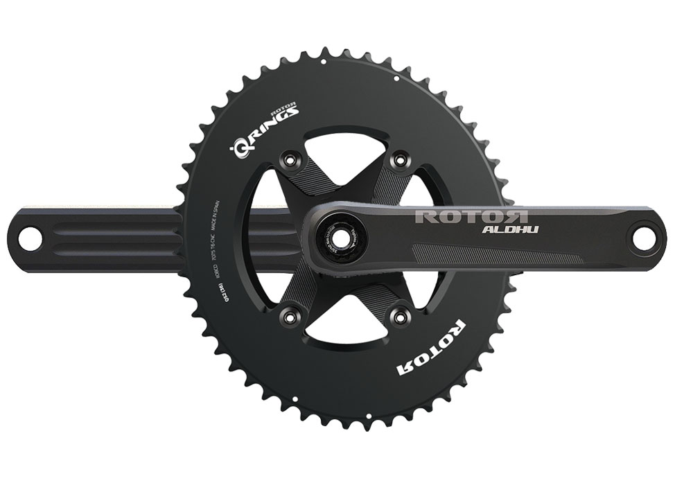 ROTOR ALDHU 24 クランク 175mm 完成車外し ほぼ新品どうぞよろしくお願いいたします