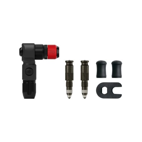 ABS PRO CLIK CHUCK WITH CLIK VALVE CORES<h6>ポンプヘッド＆クリックバルブコアセット</h6>