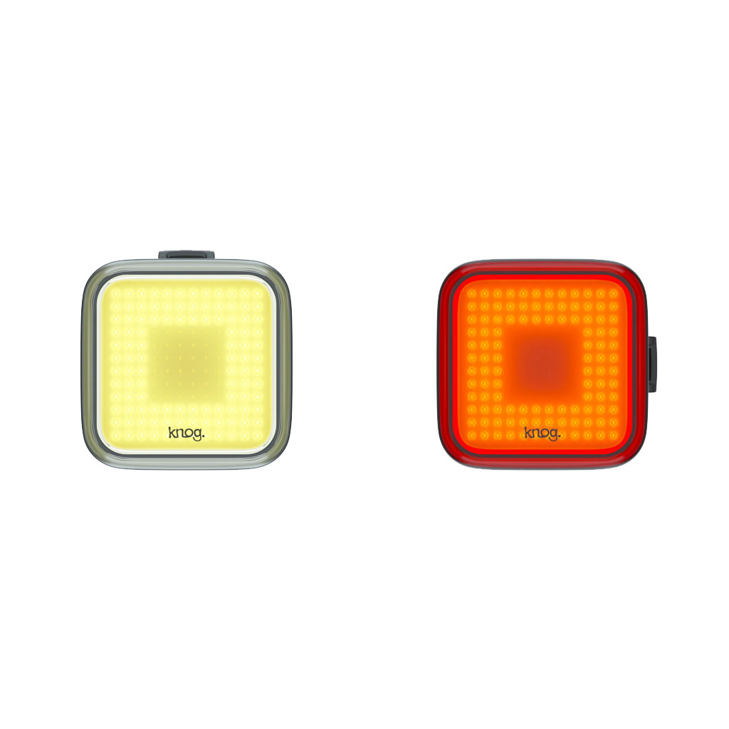 KNOG BLINDER TWIN CROSSノグ　ライト　前後　セット BLINDER SQUARE TWIN PACKブラインダー スクエア ツインパック