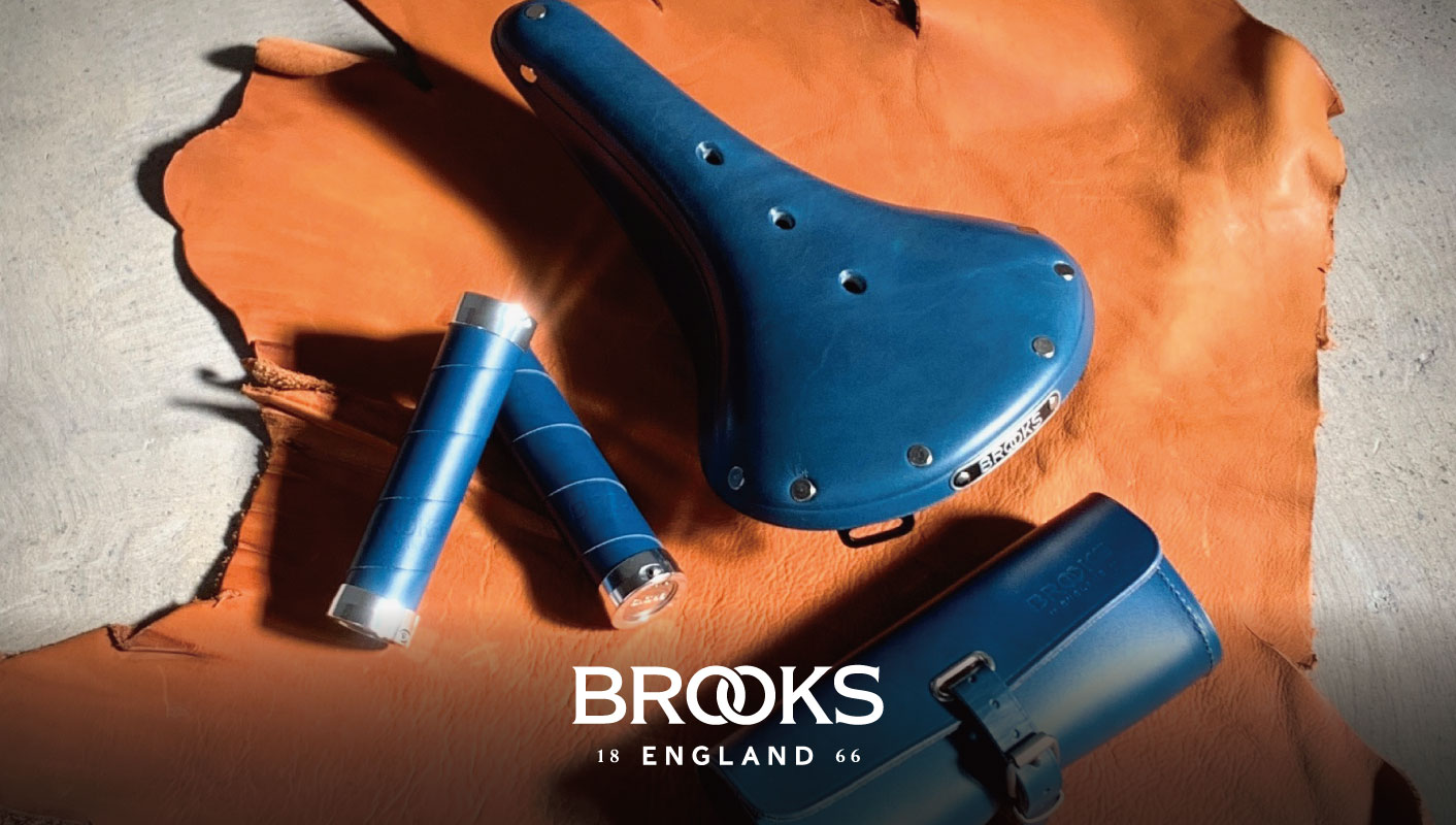 Brooks - 【限定品】Brooks C17 Barbour サドル - Silt Grey Special Edition saddle C17 Barbour X Brompton
