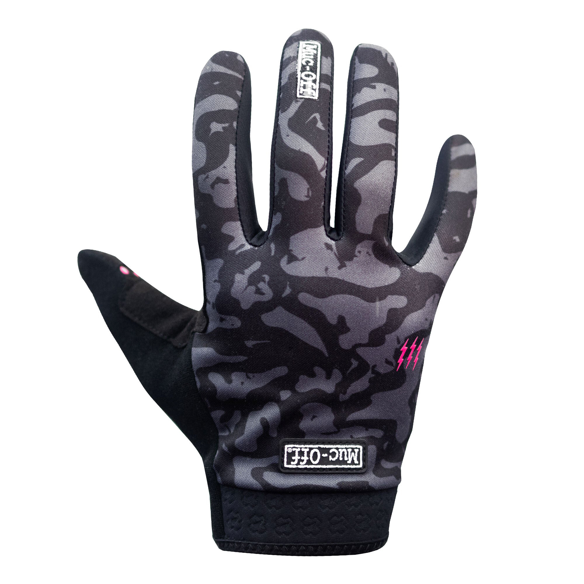 RIDERS GLOVES GREY CAMO
